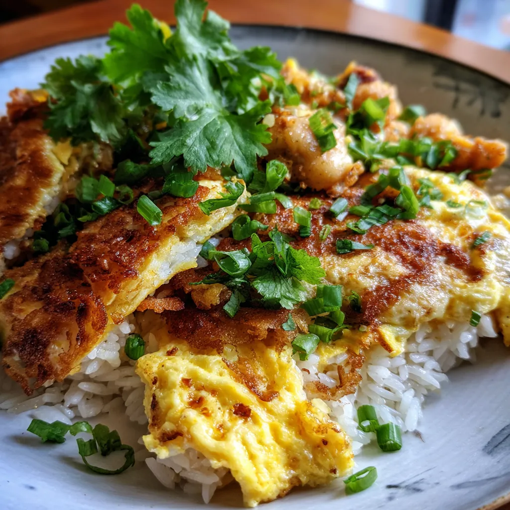 Customizable Crispy Rice Omelette: Waste-Free & Delicious Meals